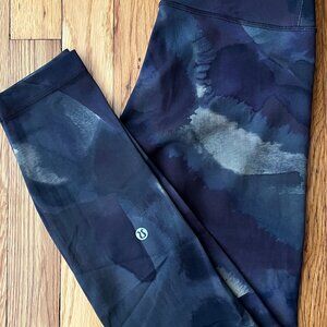 Lululemon Wunder Train High-Rise Tight 25" – Ink Islands Burnside Multi – Size 6